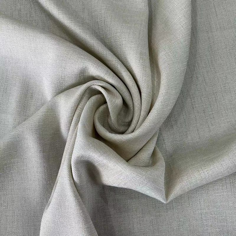 Weiche Baumwolle wie Jacquard Texturgewebe für Kleidung Weft Stretch Slub Twill Gewebe