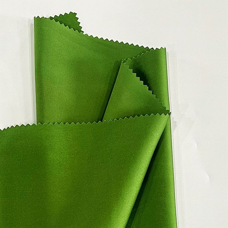 Polyester elastischer Satin-Chiffon Stoff 50D*50D+20D 92GSM für Kleider und Kleider