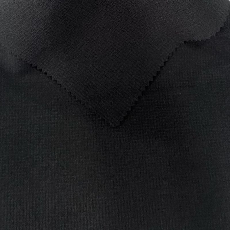 Doppellinienraster aus recyceltem Polyester Spandex Stoff 203GSM 150D+40D*150D+40D+150D+40D