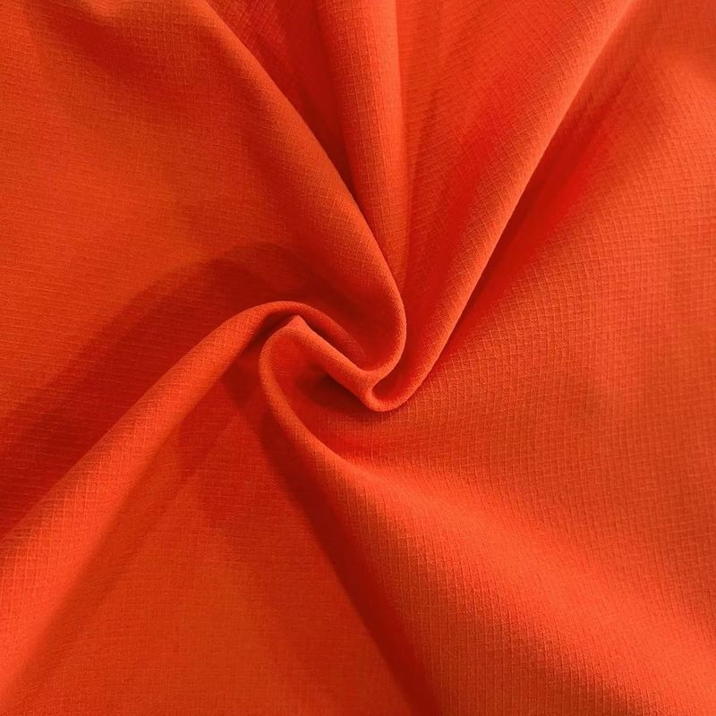 Umweltfreundliches recyceltes PET-Gewebe Elastische Matte Seiden-Baumwollgewebe Für Sport-Pantalonen