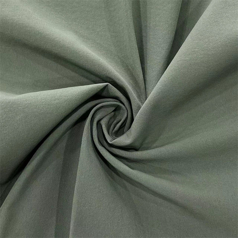 Recyceltes Plain Nylon Plain Weave Stoff 70D+40D*70D+40D Nylon und Spandex Stoff