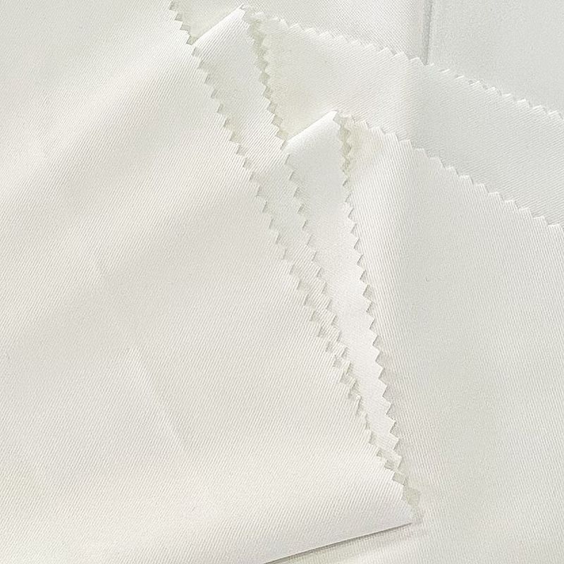 Recycling CR-155 75D RecyclingTwisted Twill Vierwege Stretch Stoff 90%Recycling Polyester 10% Spandex 75D+40D*75D+40D