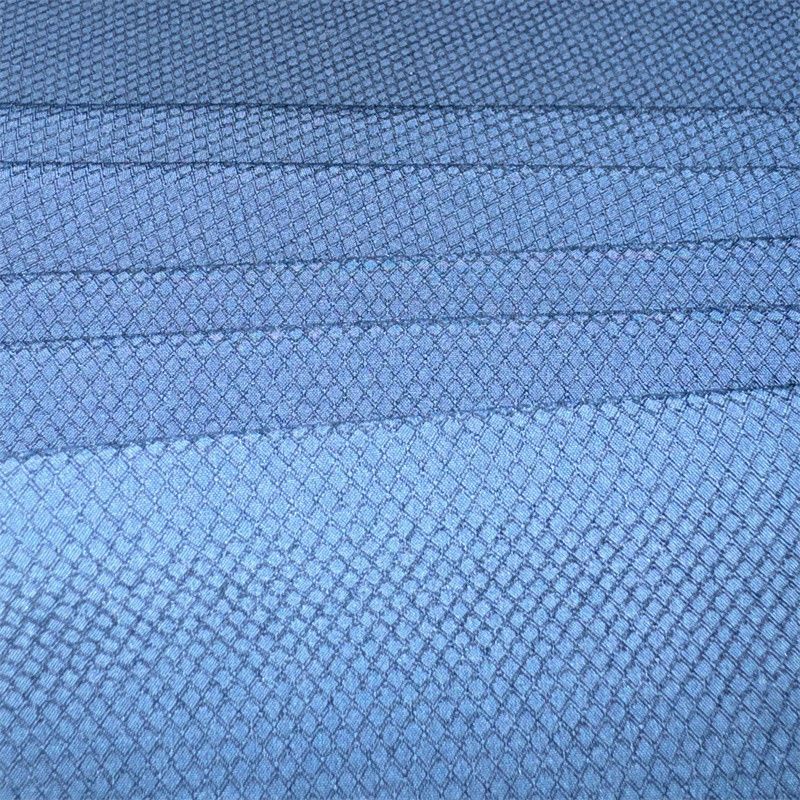 Recycling-Polyester-Doppelgarn aus Stretch-Diamantplatten 75D+40D*75D+40D 145GSM