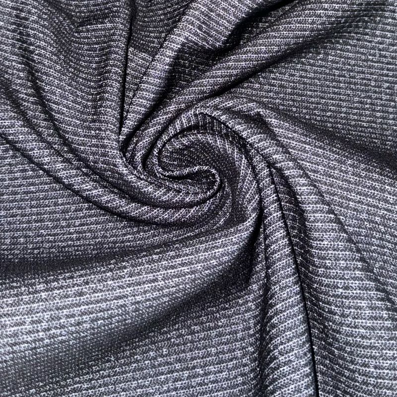 Polyester gemischt Gewebe Stretch Plaid / Gingham Stoff 50D*50D+50D+40D/100D+40D 94% Recycling Polyester 6% Spandex