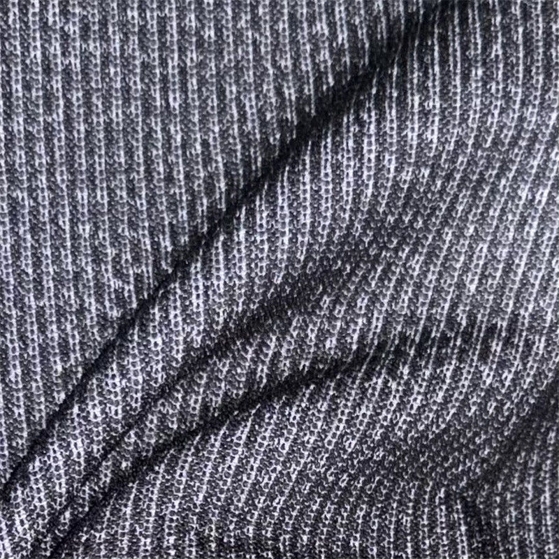 Polyester gemischt Gewebe Stretch Plaid / Gingham Stoff 50D*50D+50D+40D/100D+40D 94% Recycling Polyester 6% Spandex