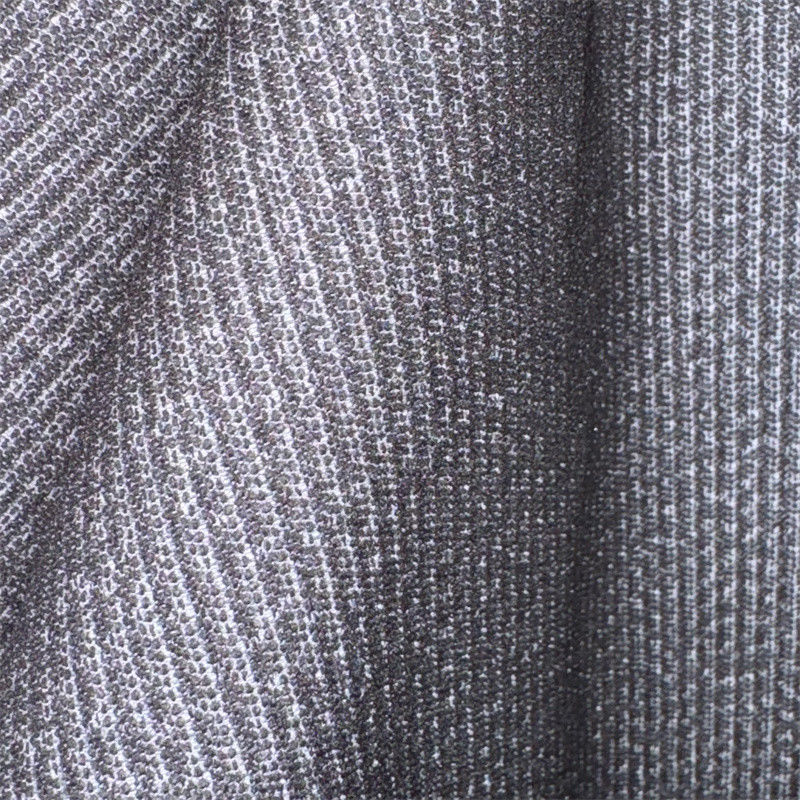 Polyester gemischt Gewebe Stretch Plaid / Gingham Stoff 50D*50D+50D+40D/100D+40D 94% Recycling Polyester 6% Spandex