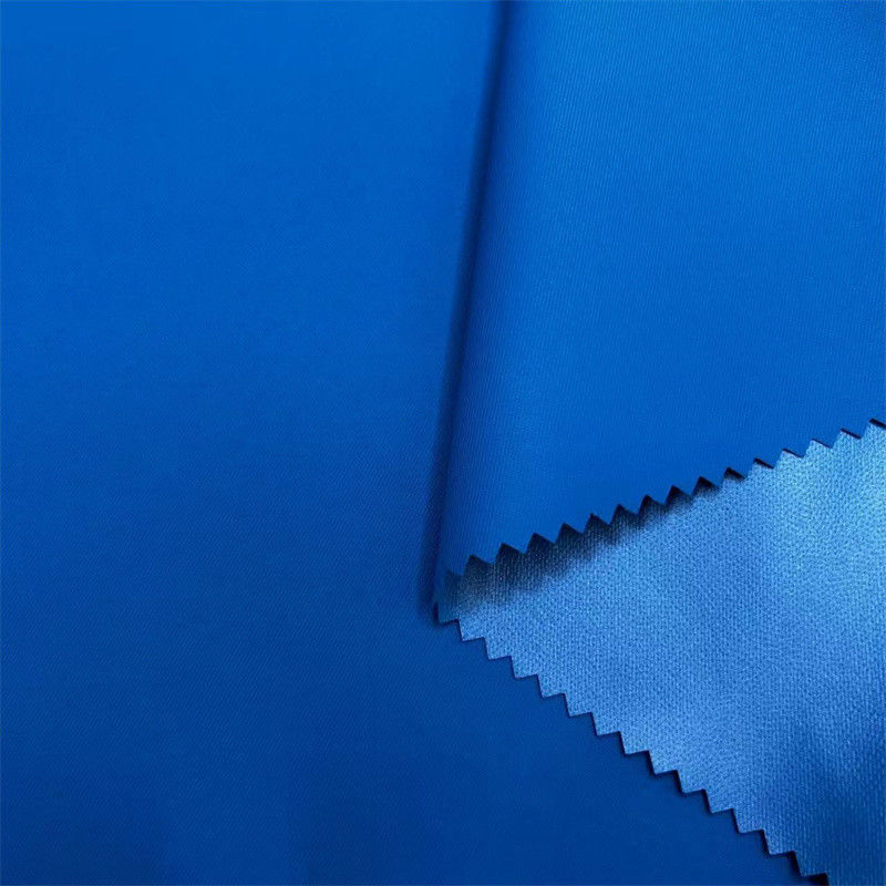 2/2 Blackout Recycling Twill Stoff mit TPU-Film 100% recycelt Poly für die Herstellung von Trench Coats Jacken