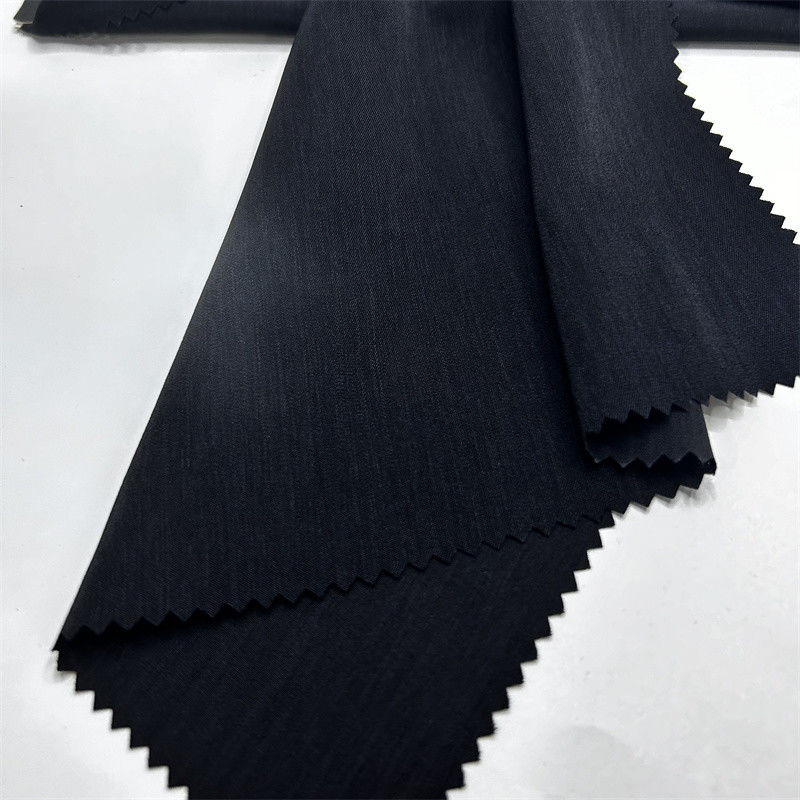 Matte Halb-Twill vertikaler Streifen gewaschenes Samthemd / Bluse Rock Mantel / Jacke recyceltes Polyester Gewebe Großhandel