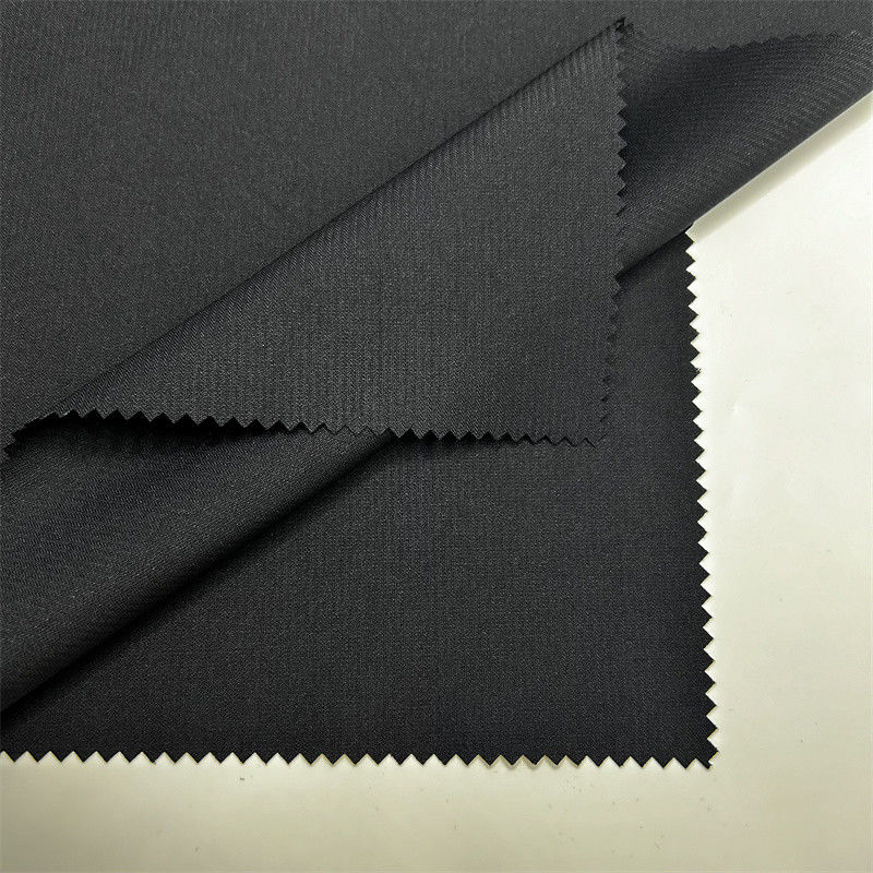 150D Niedrigstreckengewebe aus recyceltem Polyester mit vertikalen Streifen 150D*150D Kleid und Rock