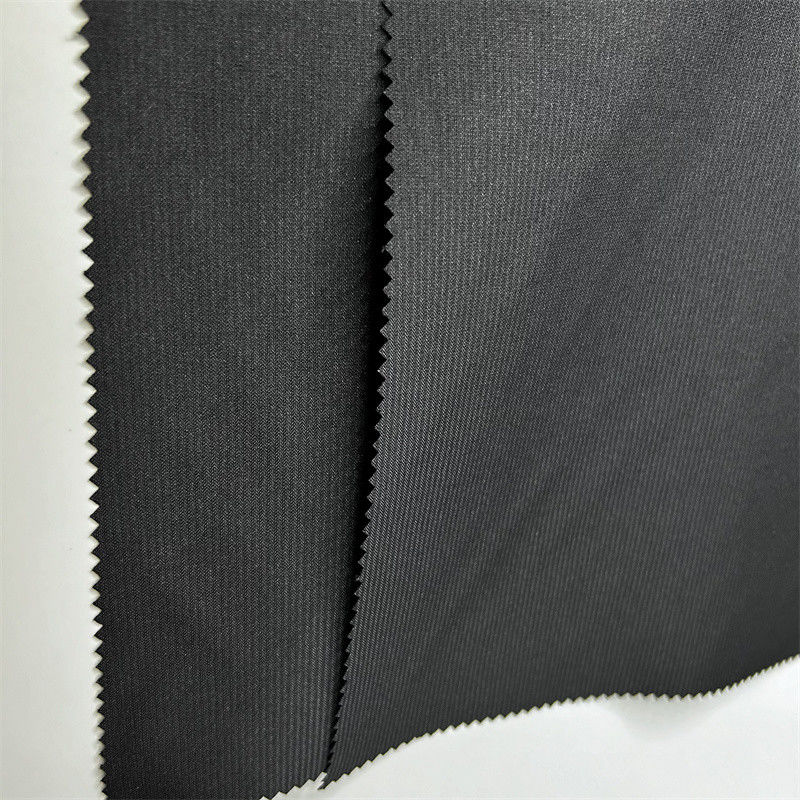 150D Niedrigstreckengewebe aus recyceltem Polyester mit vertikalen Streifen 150D*150D Kleid und Rock