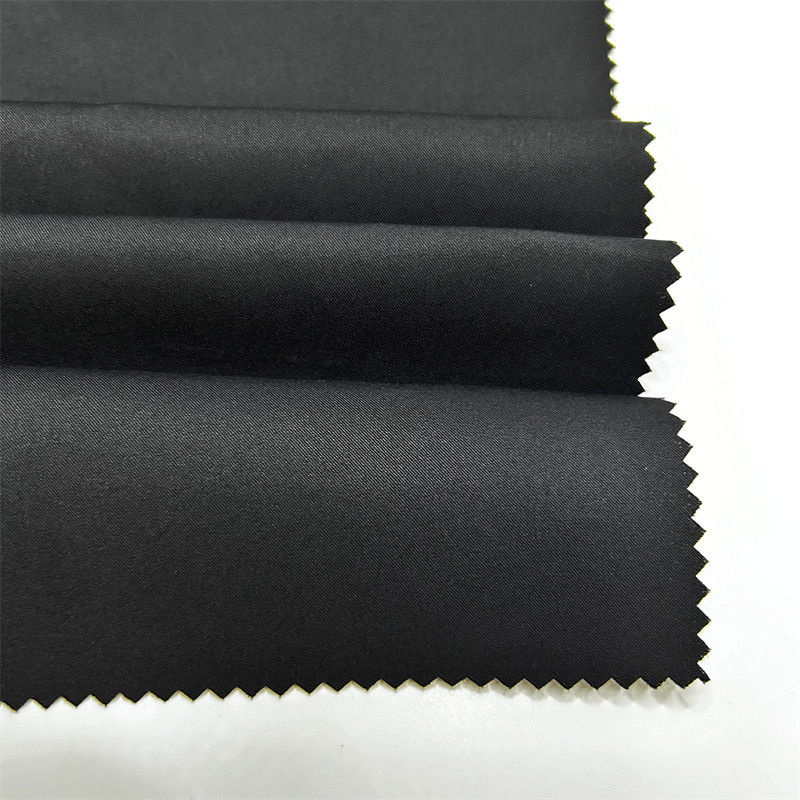 70D Blackout Recycled Nylon Warp Stretch 2/1 Twill Stoff 70D*70D+40D 96% Recycled Nylon 4% Spandex 125GSM
