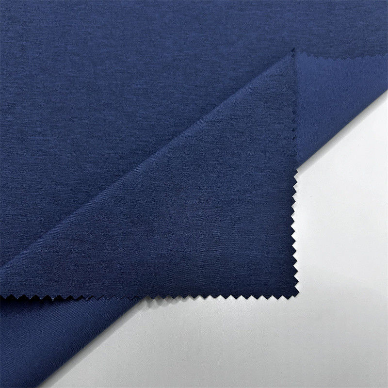 Doppelschichtiges Warp Twill-Kationisch-Polyestergewebe mit Vier-Wege-Stretch-Doppelt-Ton-Gewebeeffekt