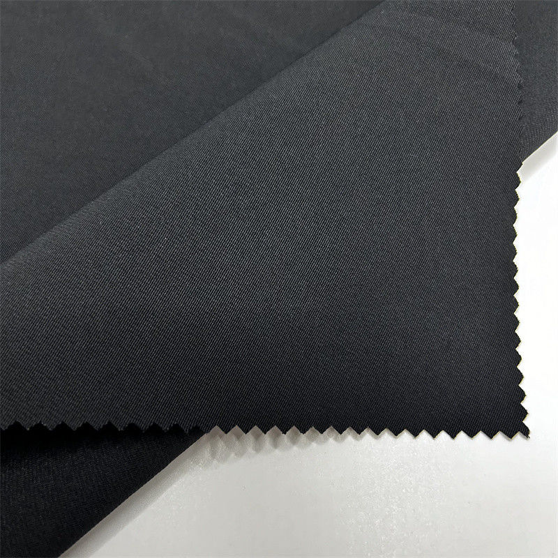 Kühle Seiden-Baumwollmischung T800 Twist 100% recyceltes Polyester Stoff für Jacken Mäntel Hosen Hosen