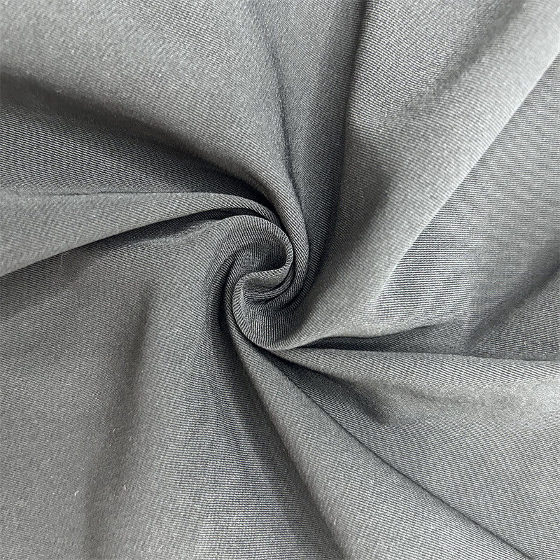 Kühle Seiden-Baumwollmischung T800 Twist 100% recyceltes Polyester Stoff für Jacken Mäntel Hosen Hosen
