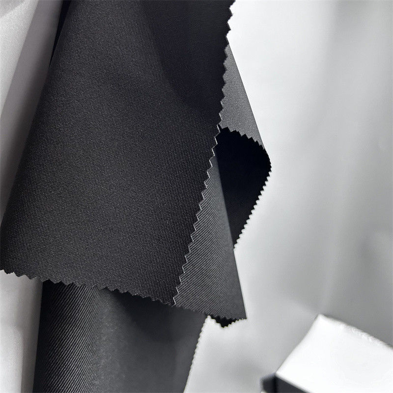 Vierseitige elastische Twill Dot Wandern 265GSM Polyester Spandex Stoff Bergsteigen Sport Freizeitbekleidung