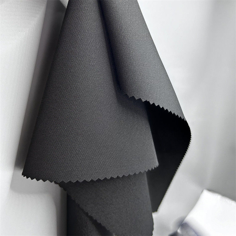 Vierseitige elastische Twill Dot Wandern 265GSM Polyester Spandex Stoff Bergsteigen Sport Freizeitbekleidung